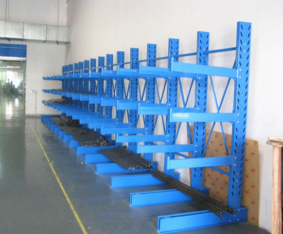 Rack cantilever pour rayonnage de stockage en aluminium