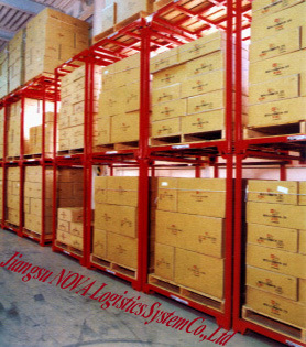 Boîte à palettes facile à empiler utilisée pour le stockage en entrepôt