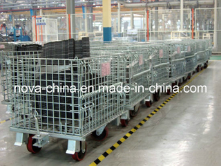 Cage en filet pliable pour le stockage