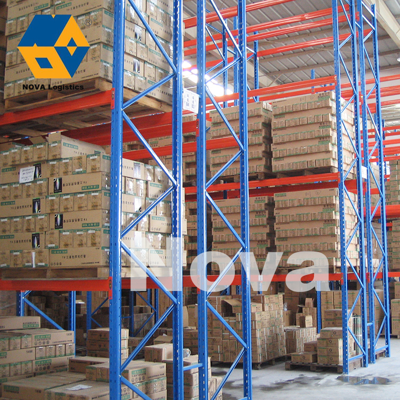 NOVA Warehouse Q235B Étagère à plusieurs niveaux en acier pour palettes robustes