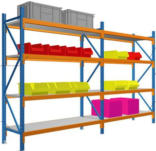 Système de rayonnage à usage moyen de stockage Wareohuse