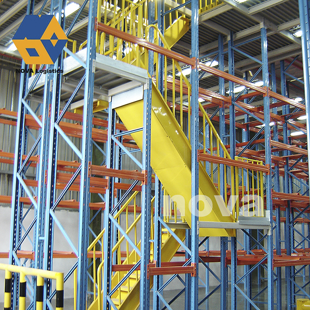 Entrepôt de rangement de stockage support de palette de plancher mezzanine